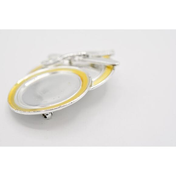 Danecraft Vintage Culinary Pin Brooch Dinnerware Plate Chef NOS Signed 80s BinA5 - Picture 5 of 12